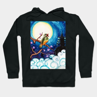 Watercolor - The nightingale Hoodie